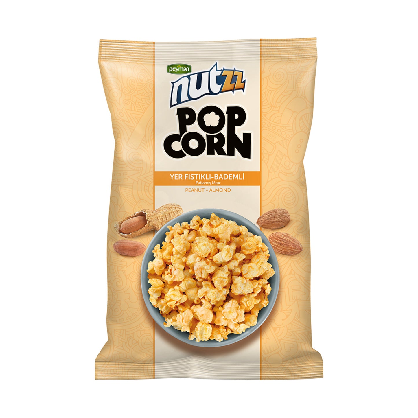 Nutzz Popcorn Peanut - Almond 85 G