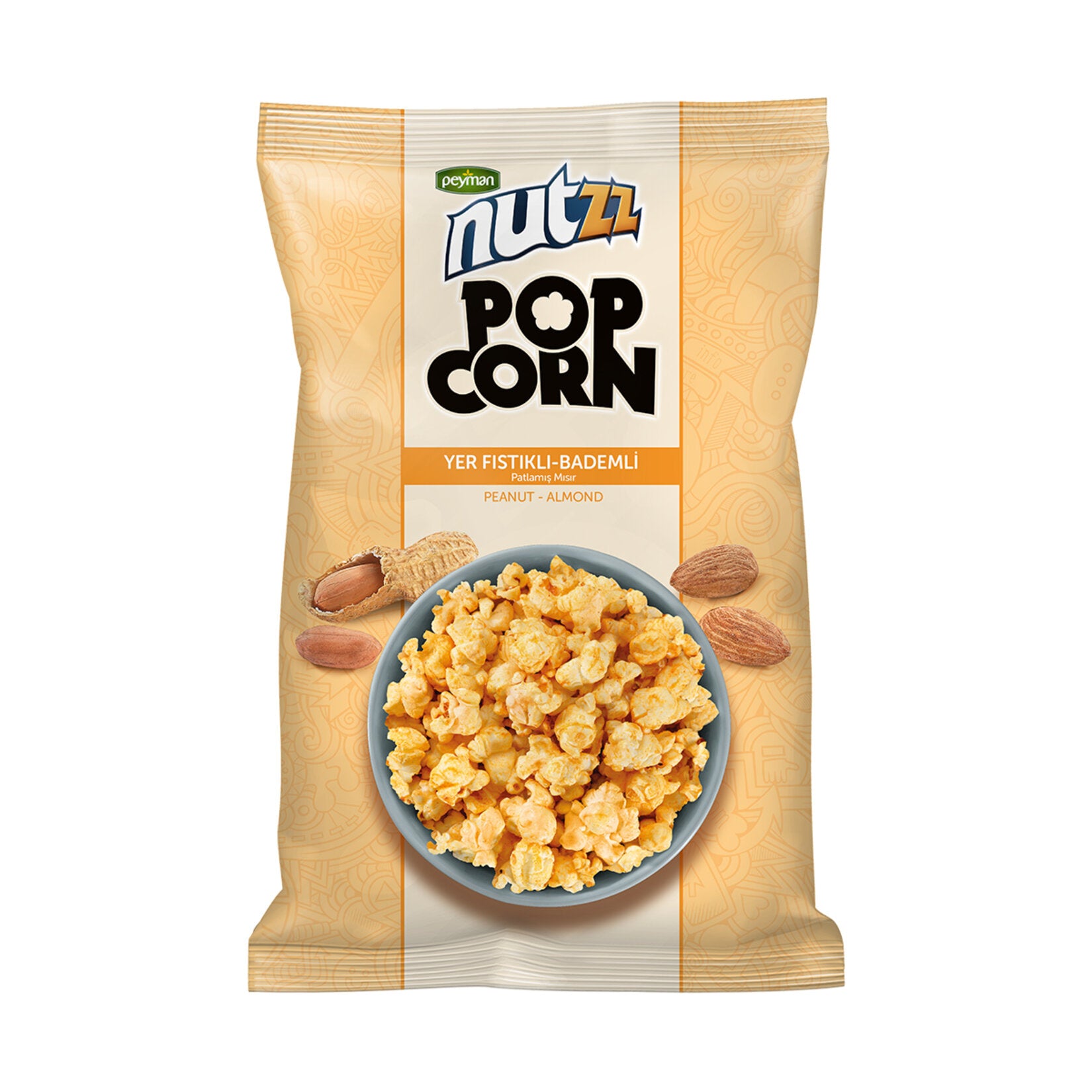Nutzz Popcorn Peanut - Almond 85 G