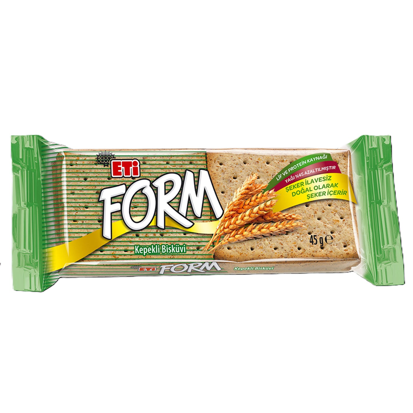 Eti Form Whole Wheat Biscuit (Bisküvi Kepekli) 45 G