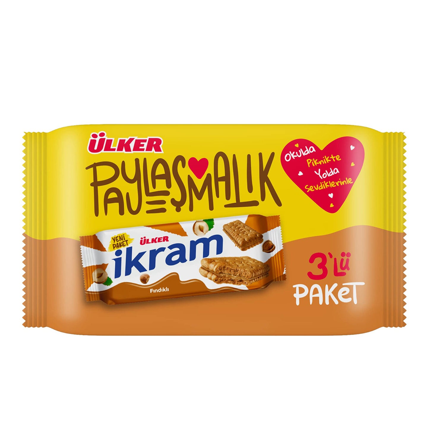 Ülker Ikram Hazelnut (Fındık) 3 x 84g