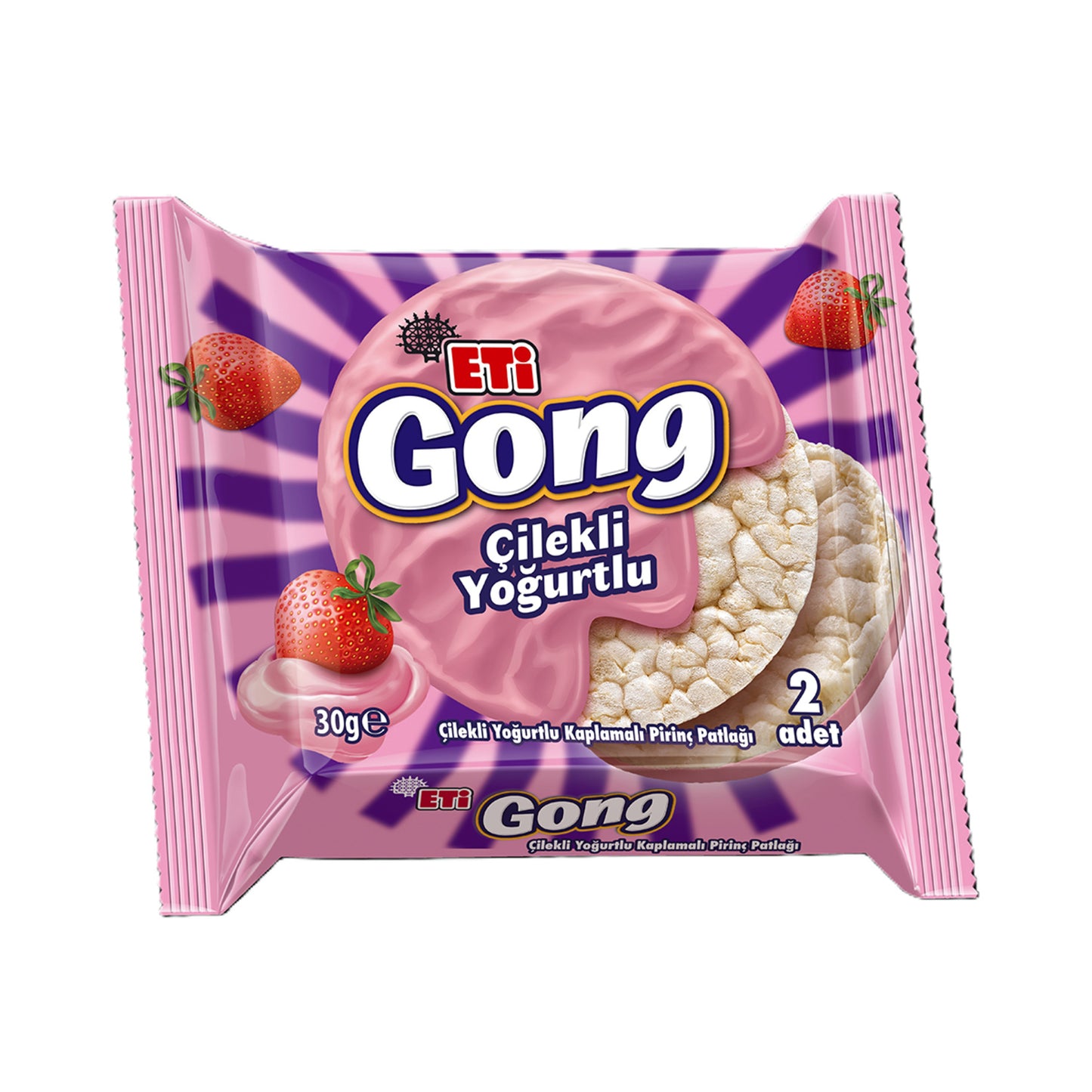 Eti Gong Çilekli Yoğurtlu Kaplamalı 30 G