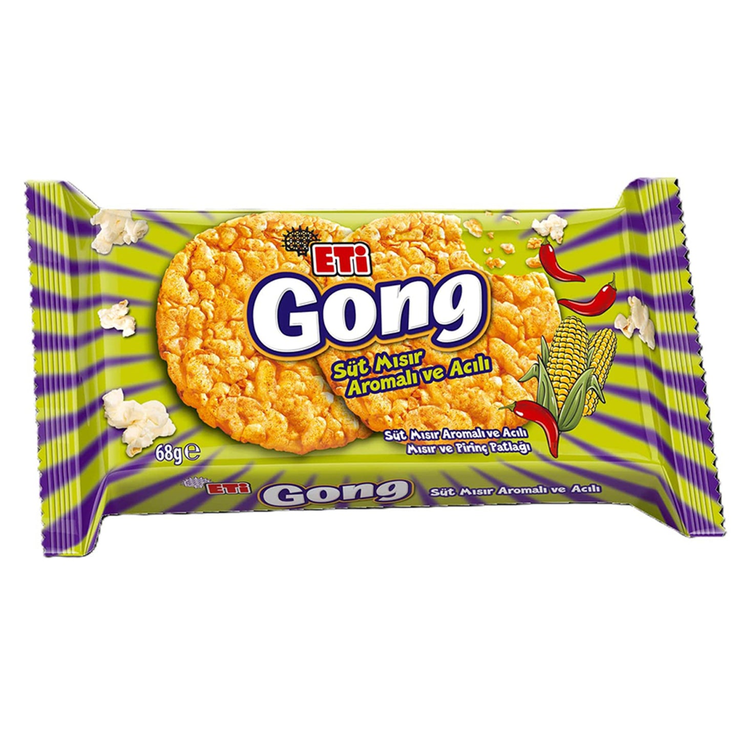 Eti Gong Sweet Corn & Spicy 68 G