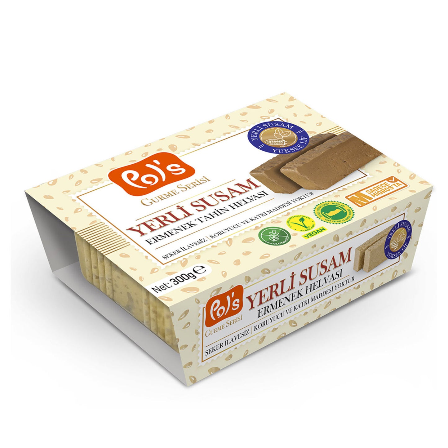 Pol’s Gurme Serisi Yerli Susam  Ermenek Helvası 300 g