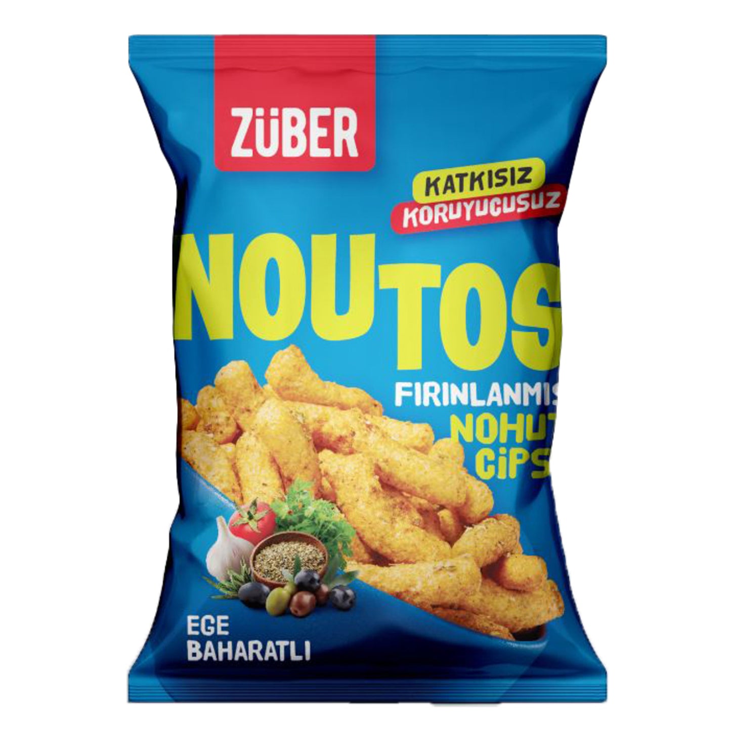 Züber Noutos Baked Chickpea Chips Aegean Spices 55g