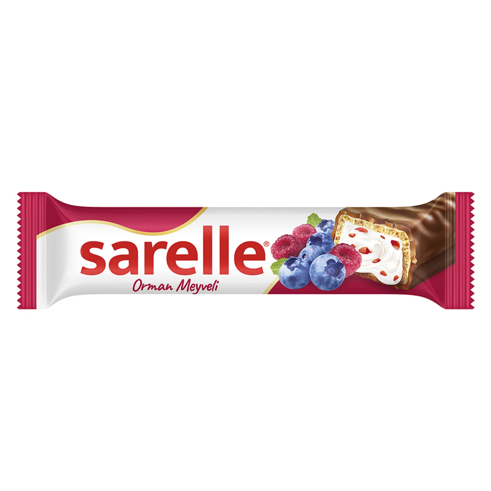 Sarelle Forest Fruit Wafer (Orman Meyveli Gofret) 33 G