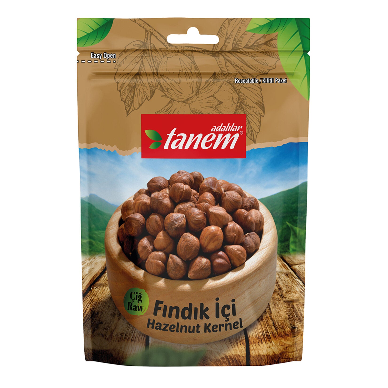 Adalılar Tanem Raw Hazelnuts (Ham Fındık) 130 G