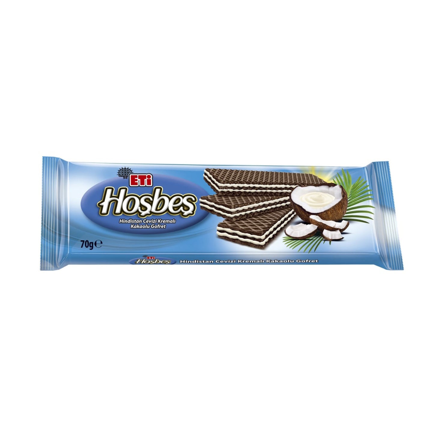 Eti Hoşbeş Coconut Cream Wafer (Hindistan Cevizi Kremalı Gofret) 70 g
