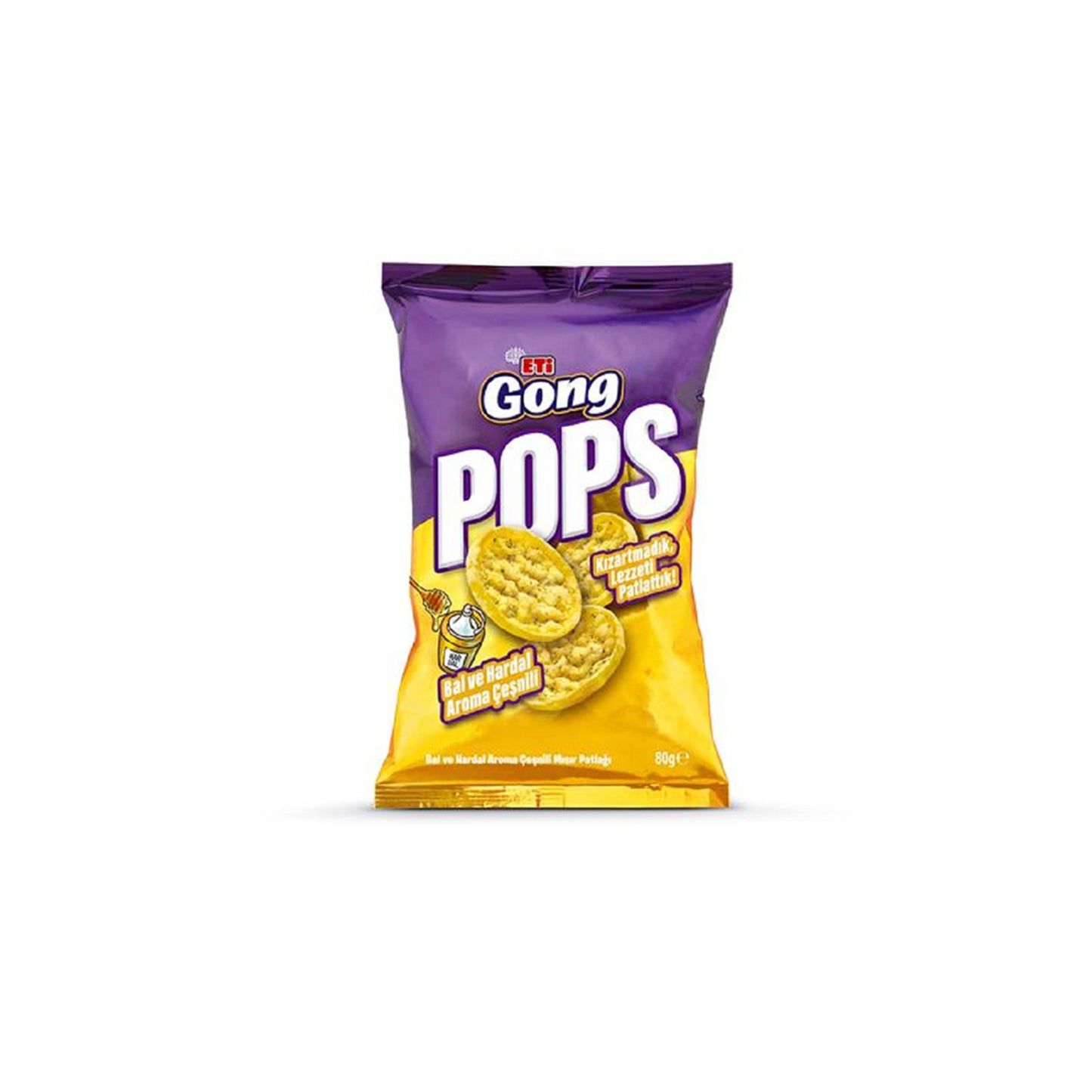 Eti Gong Pops Honey Mustard (Bal Hardal) 80 G