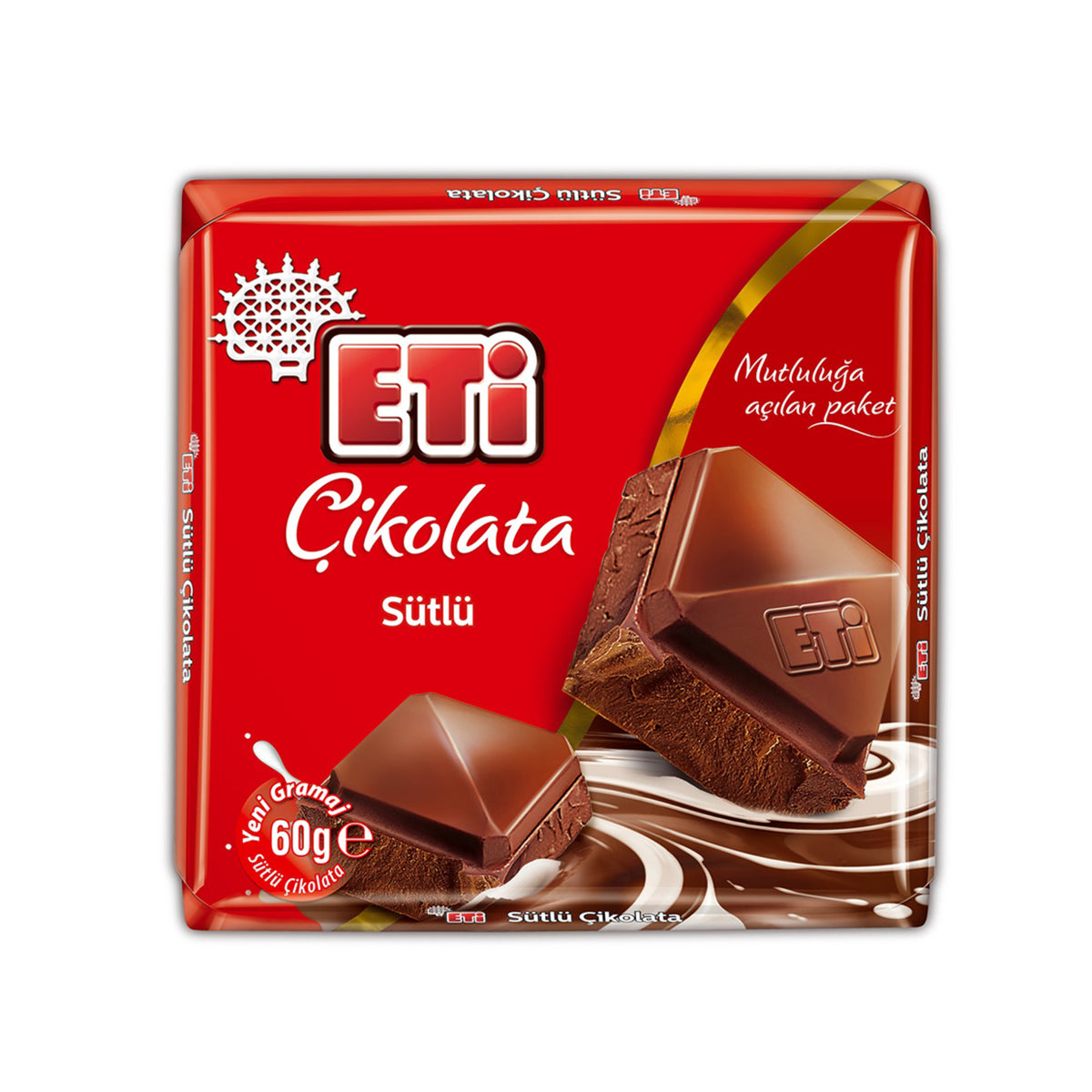 Eti Milk Chocolate (Sütlü Çikolata) 60 G