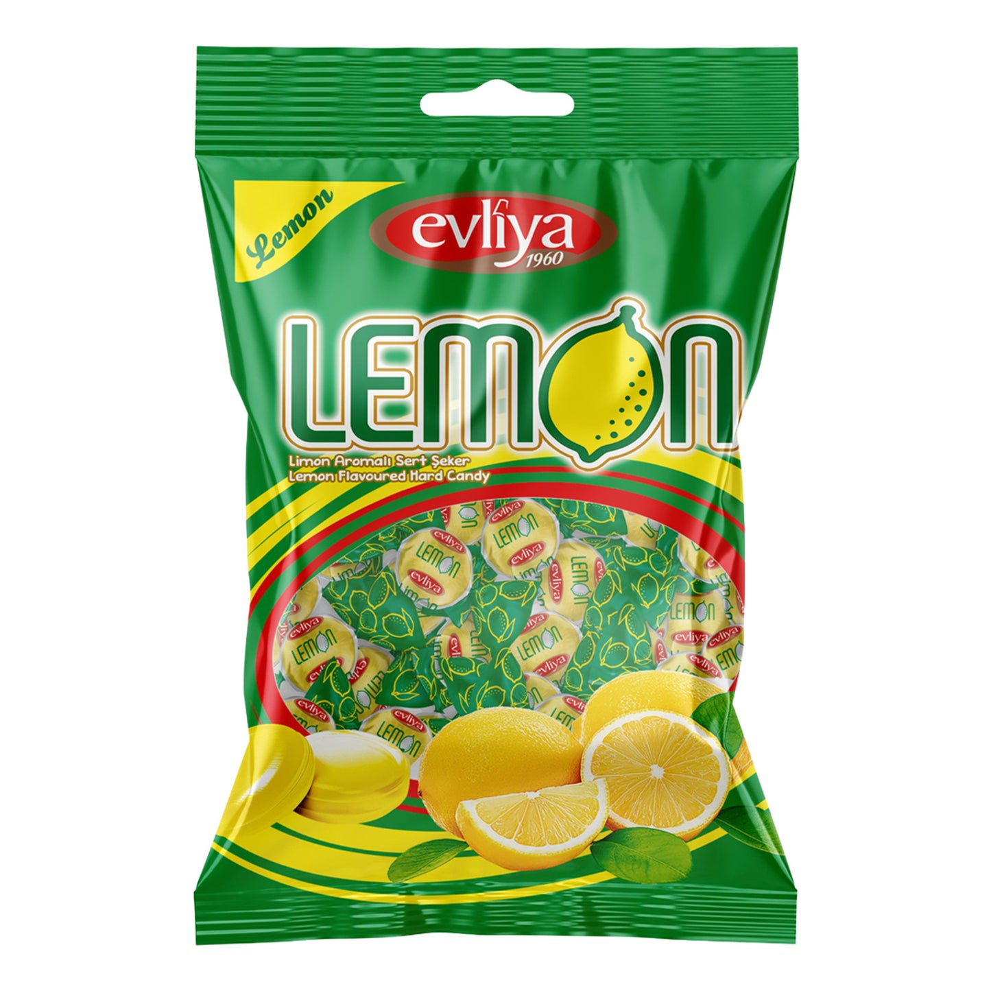 Evliya Lemon Twist Hard Candy (Limonlu Twist Sert Şeker) 350 G