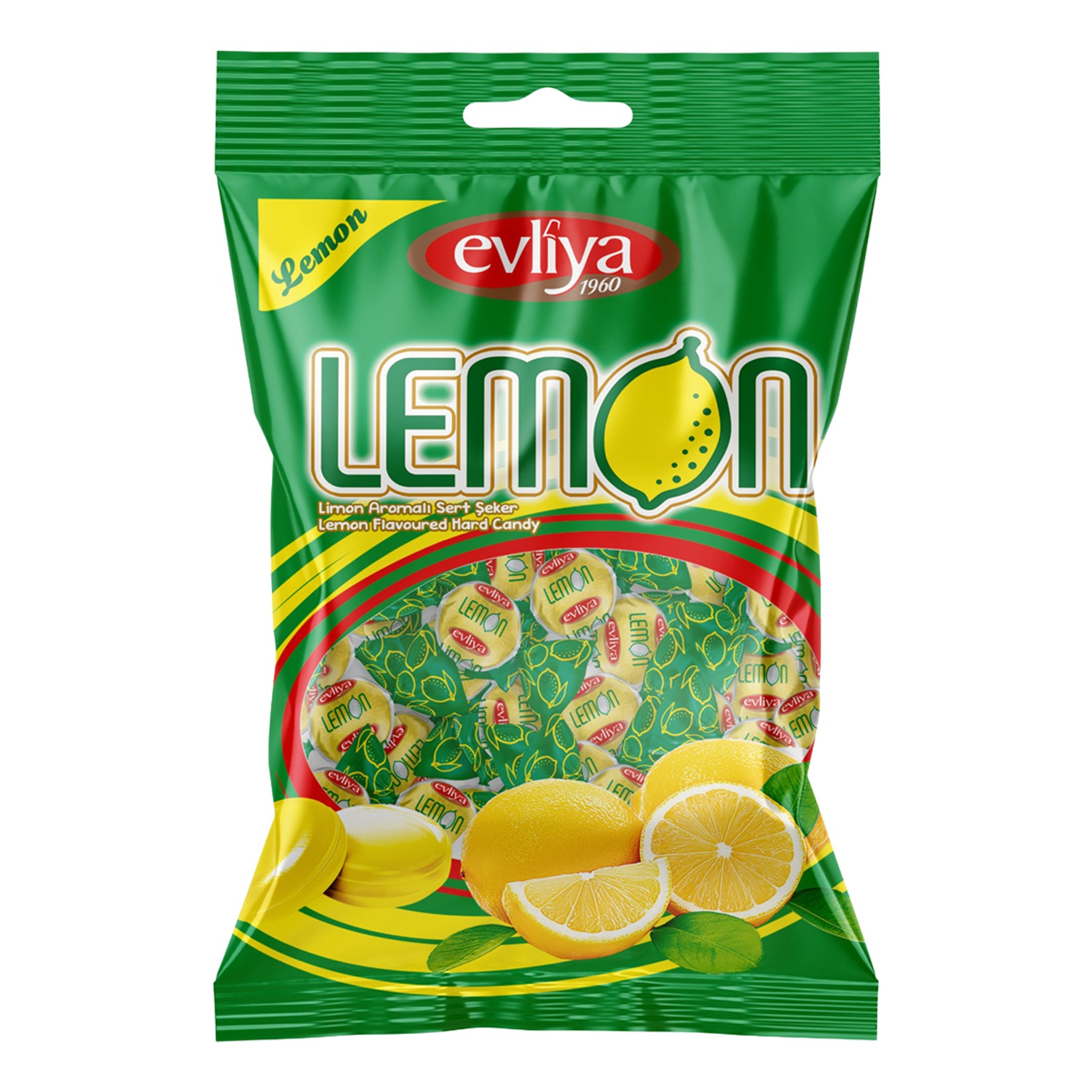 Evliya Lemon Twist Hard Candy (Limonlu Twist Sert Şeker) 350 G