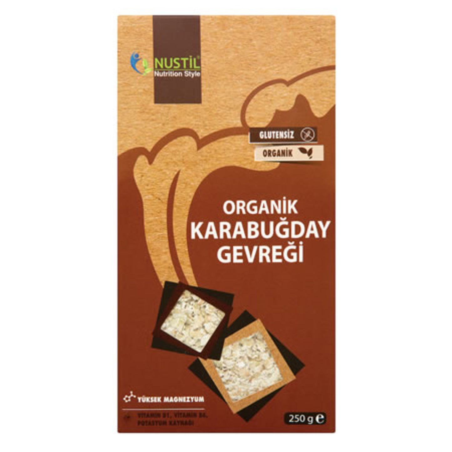 Nustil Organik Glutensiz Karabuğday Gevreği 250 G