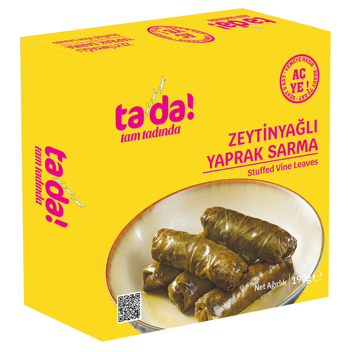 Tada Olive Oil Stuffed Grape Leaves (Zeytinyağlı Yaprak Sarma) 190 G