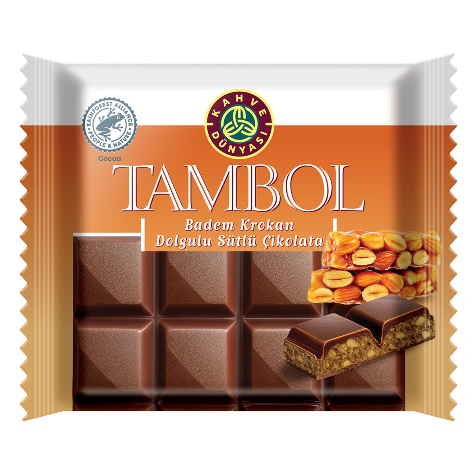 Kahve Dünyası Tambol Almond Praline Milk Chocolate 100g