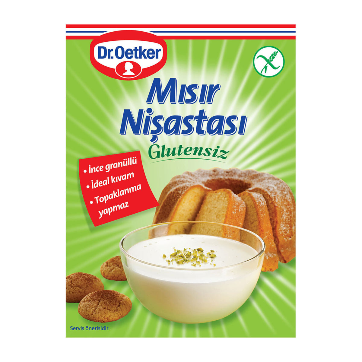 Dr.Oetker Gluten-Free Corn Starch (Glutensiz Mısır Nişastası) 150g