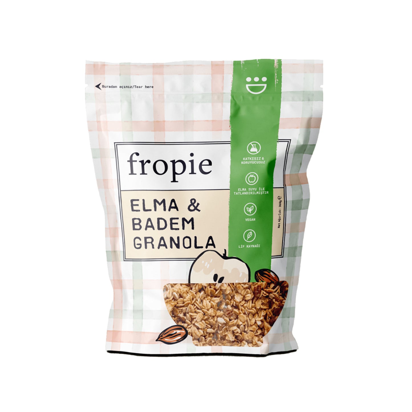 Fropie Elma & Badem Granola 360 G