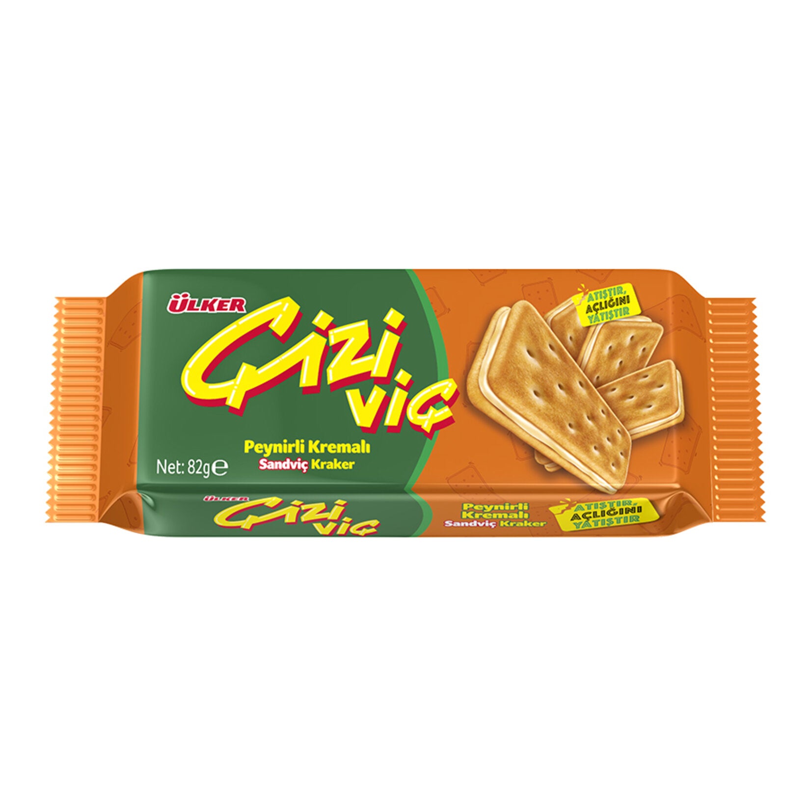 Ülker Çiziviç Cheese Cream Sandwich Cracker 82 G