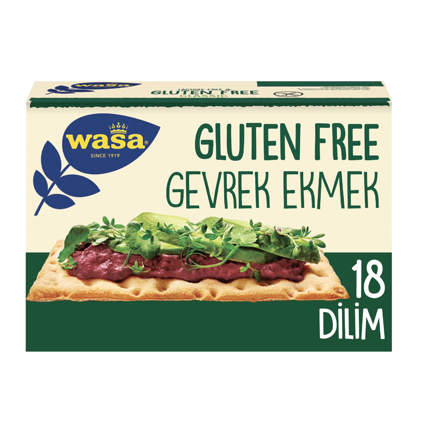 Wasa Gluten-Free Crispbread (Gevrek Ekmek) 240g