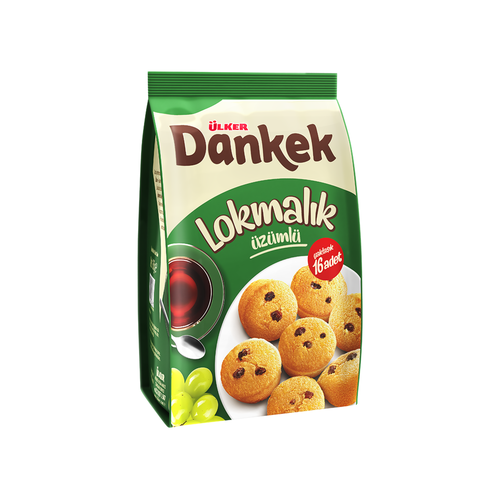 Ülker Dankek Lokmalık Üzümlü Kek 160 G