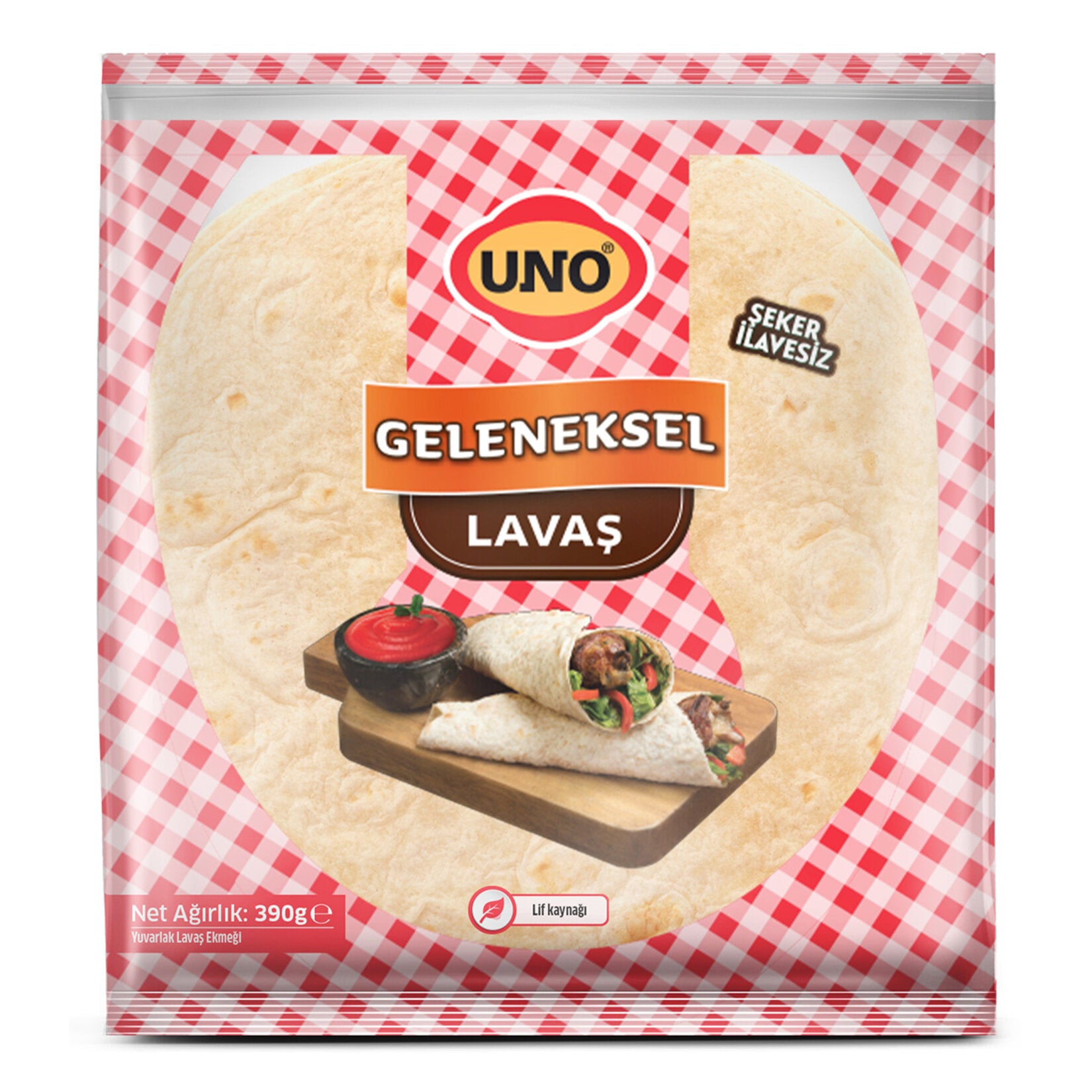 Uno Traditional Lavash (Geleneksel Lavaş) 25 Cm 6'lı 390 G