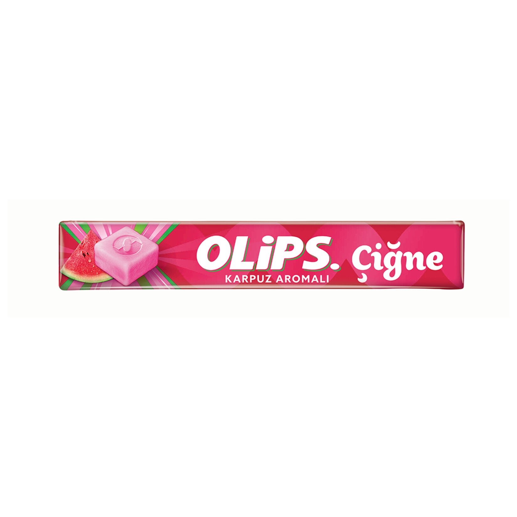 Olips Çiğne Karpuz Aromalı Yumuşak Şekerleme 47 G