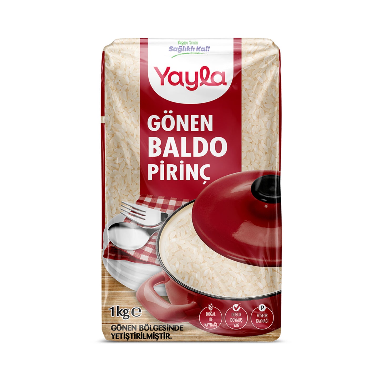 Yayla Baldo Pirinç 1 Kg Gönen Bölgesi Mahsulü