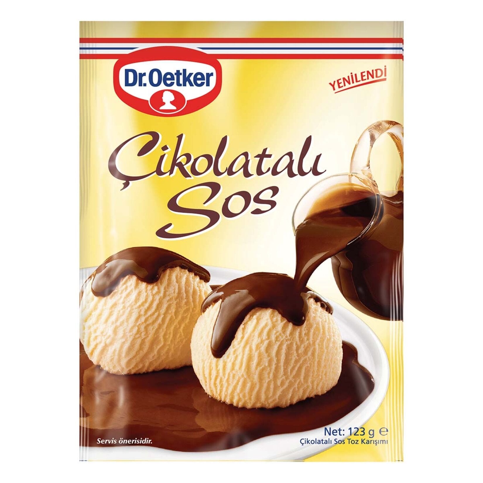 Dr.Oetker Chocolate Dessert Sauce (Çikolatalı Tatlı Sos) 123 G