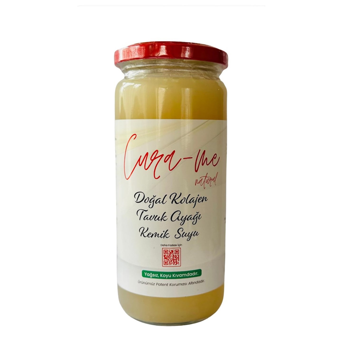 Cura Me Natural Chicken Foot Bone Broth (Tavuk Ayağı Kemik Suyu) 480 Ml
