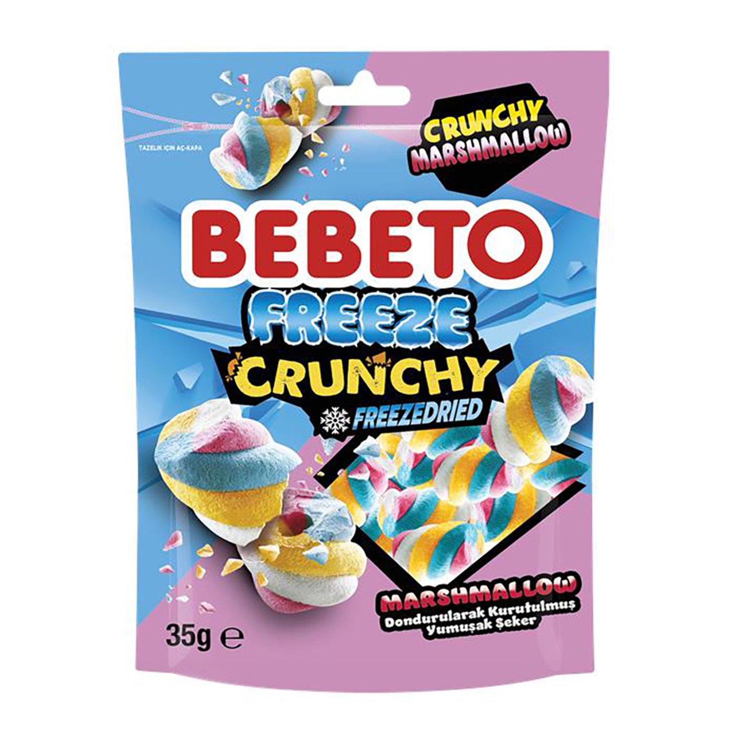 Bebeto Freeze Crunchy Marshmallow 35 G