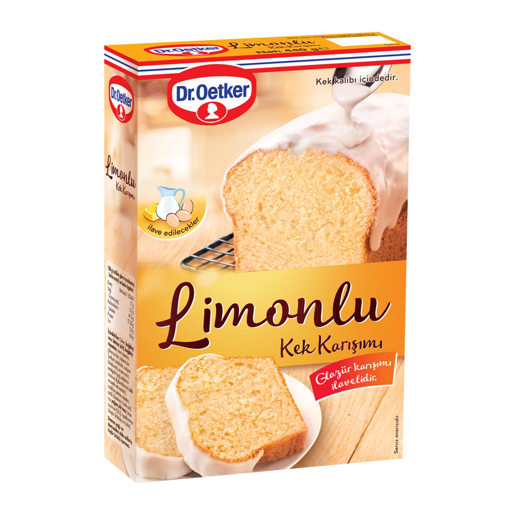 Dr.Oetker Lemon Cake Mix (Limonlu Kek Karışımı) 440 G