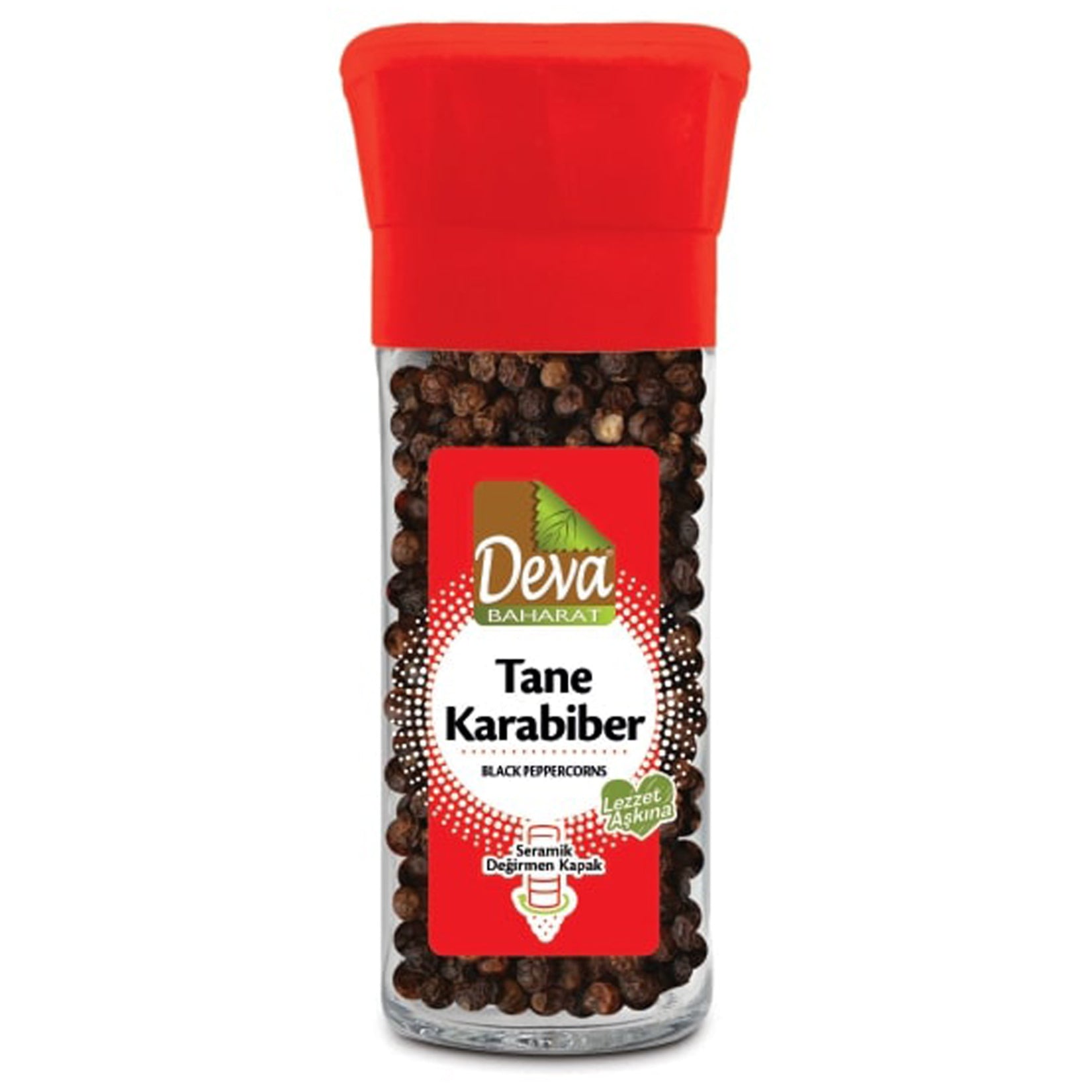 Deva Peppercorn Grinder (Tane Karabiber Değirmen) 50g