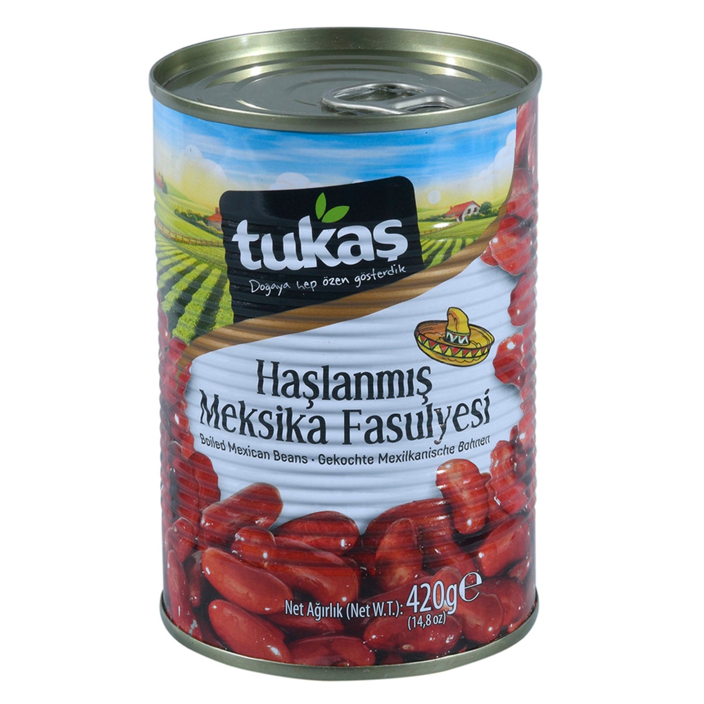 Tukaş Haşlanmış Meksika Fasulyesi 420 G