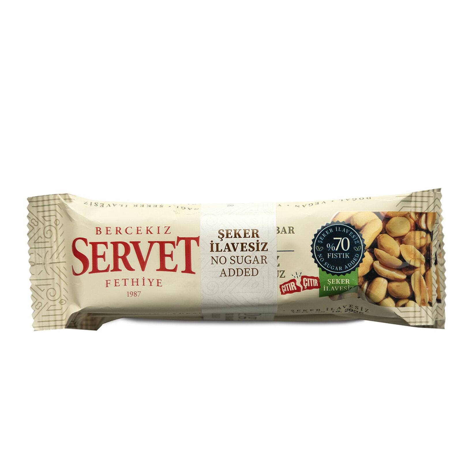 Servet Confectionery Groundnut Brittle Bar 6 x 20 G