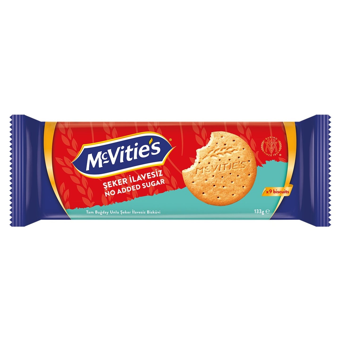 McVitie's Şeker İlavesiz Tam Buğday Bisküvi 133 G