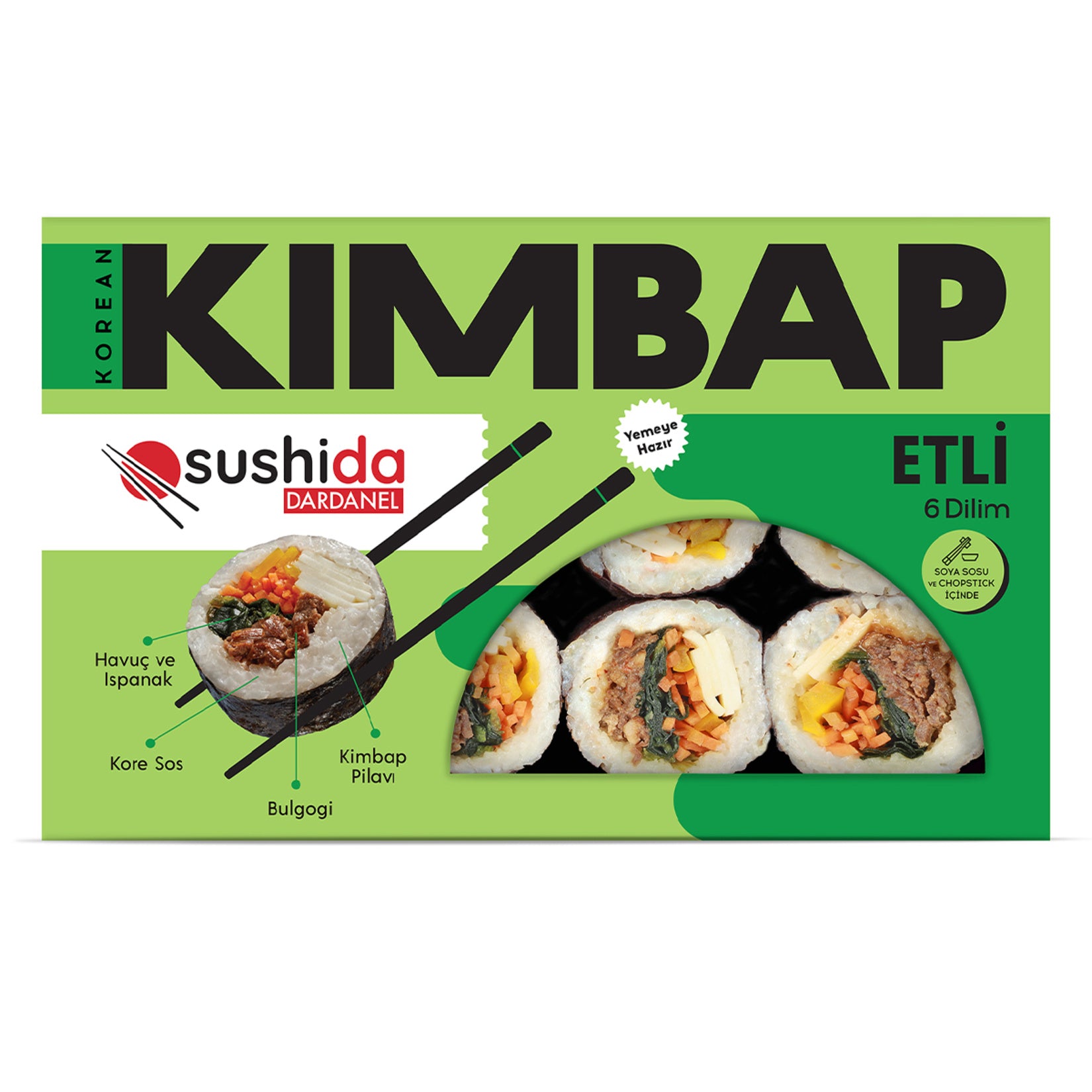 Dardanel Sushida Meat Kimbap (Etli Kimbap) 200g