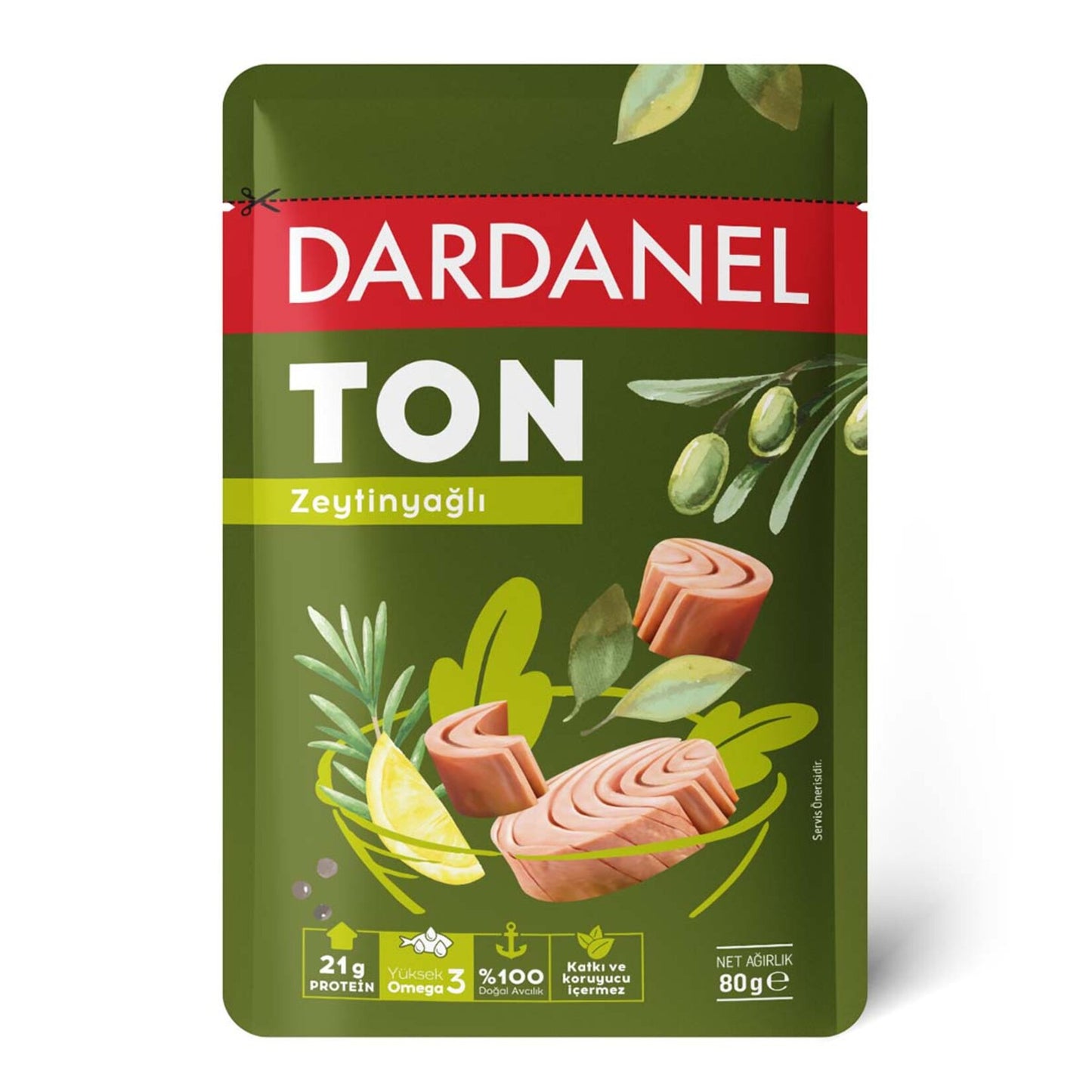 Dardanel Zeytinyağlı Poşet Ton Balığı 80 G