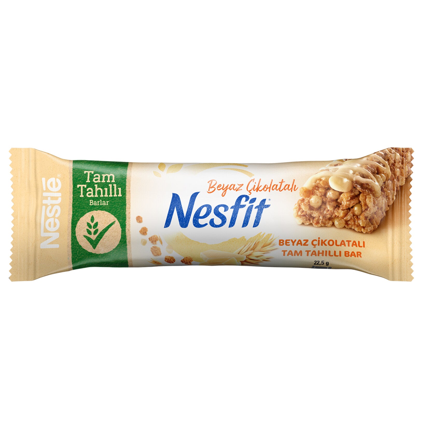 Nestle Nesfit Beyaz Çikolatalı Tam Tahıllı Bar 22.5 G
