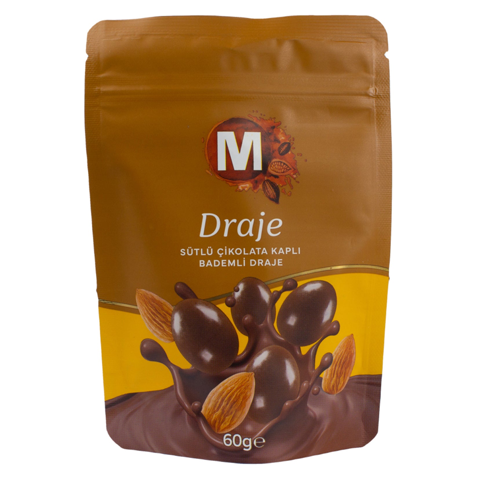 Migros Milk Chocolate Covered Almond Dragee 60g
