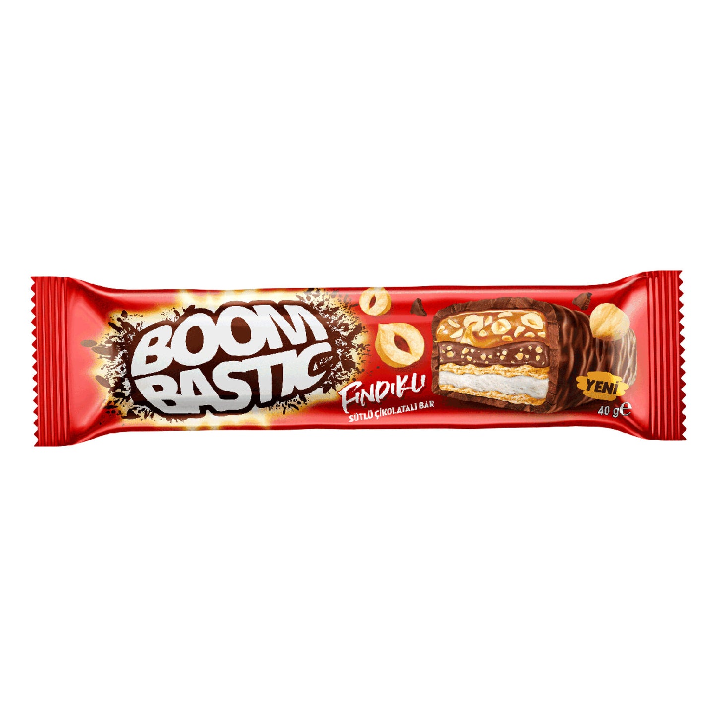 Boombastıc Fındıklı Sütlü Çikolatalı Bar Gofret 40 G