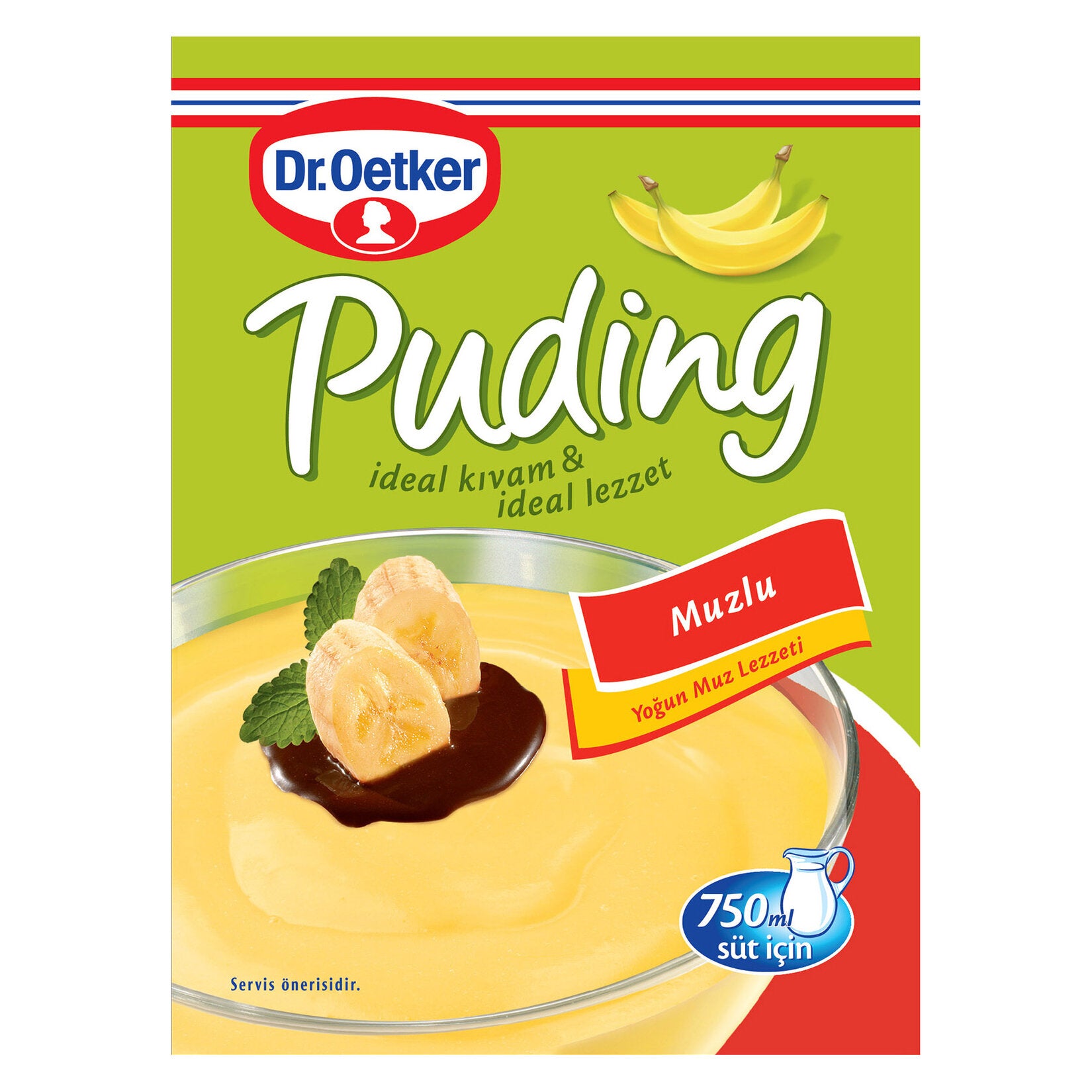 Dr.Oetker Banana Pudding Powder Mix (Muzlu Puding Toz Karışımı) 120g