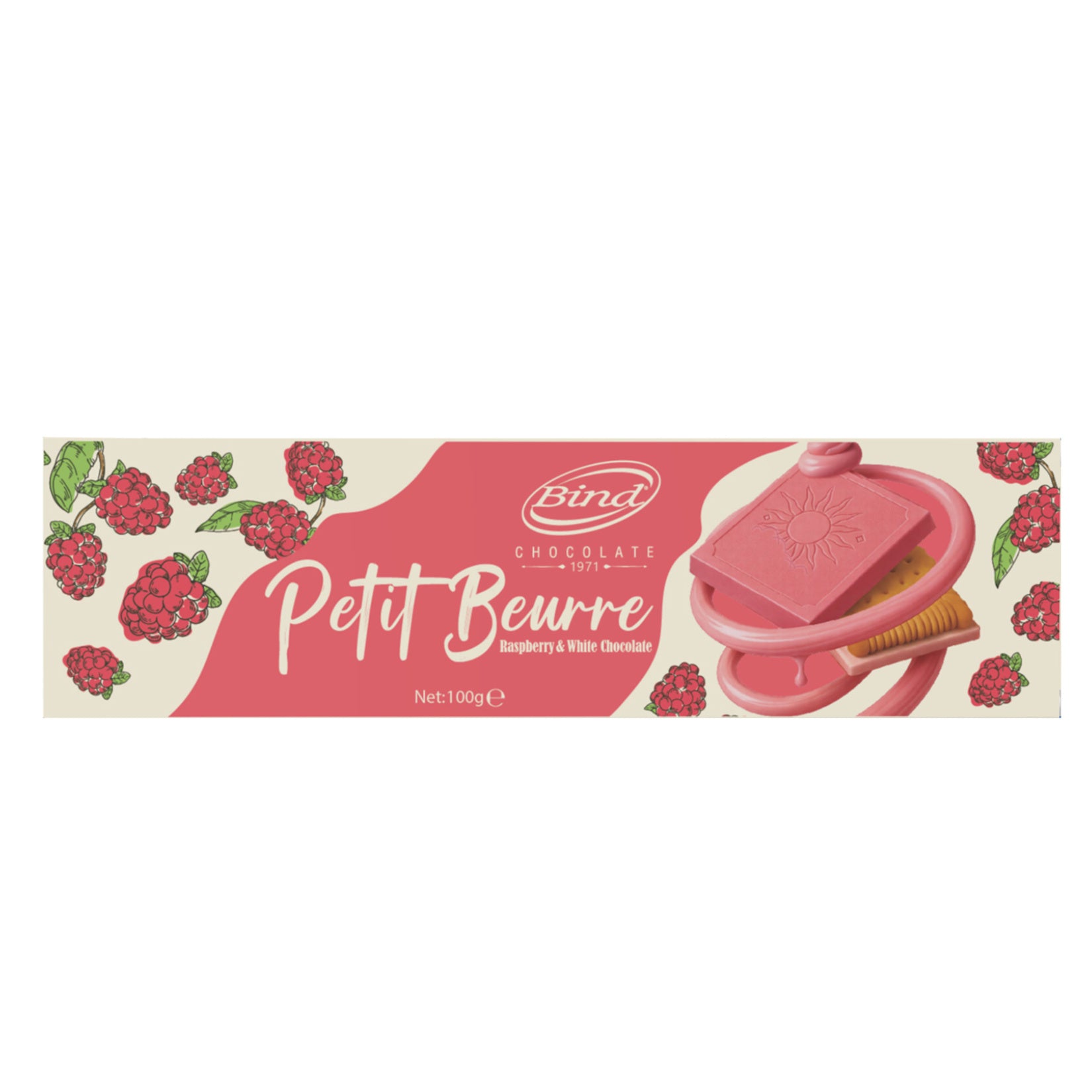 Bind Petit Beurre Raspberry Summer 100 G