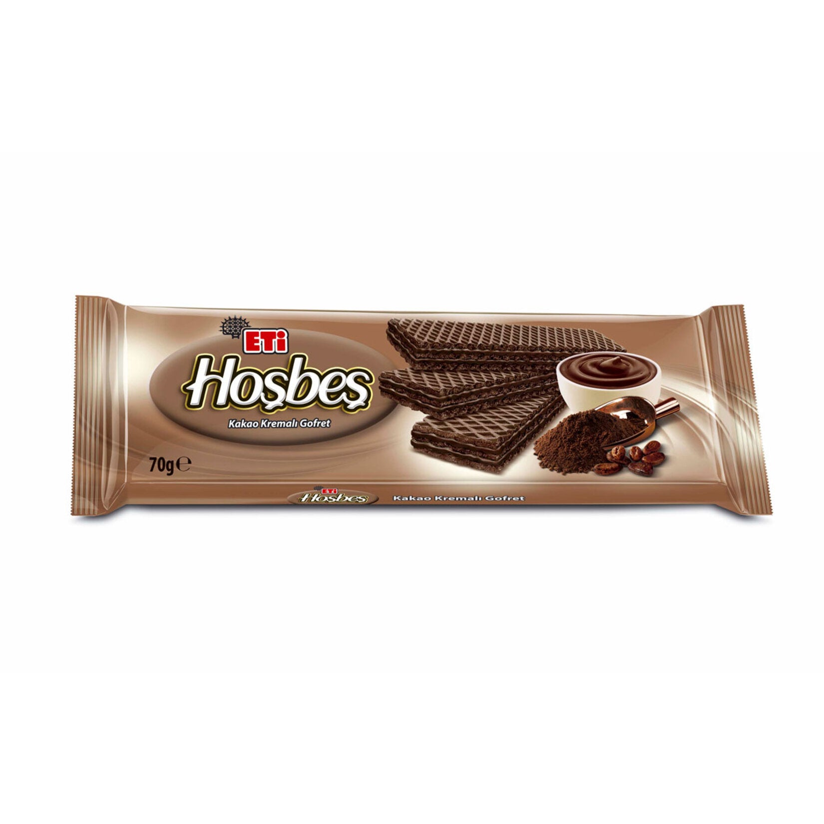 Eti Hoşbeş Cocoa Cream Wafer (Kakao Kremalı Gofret) 70g