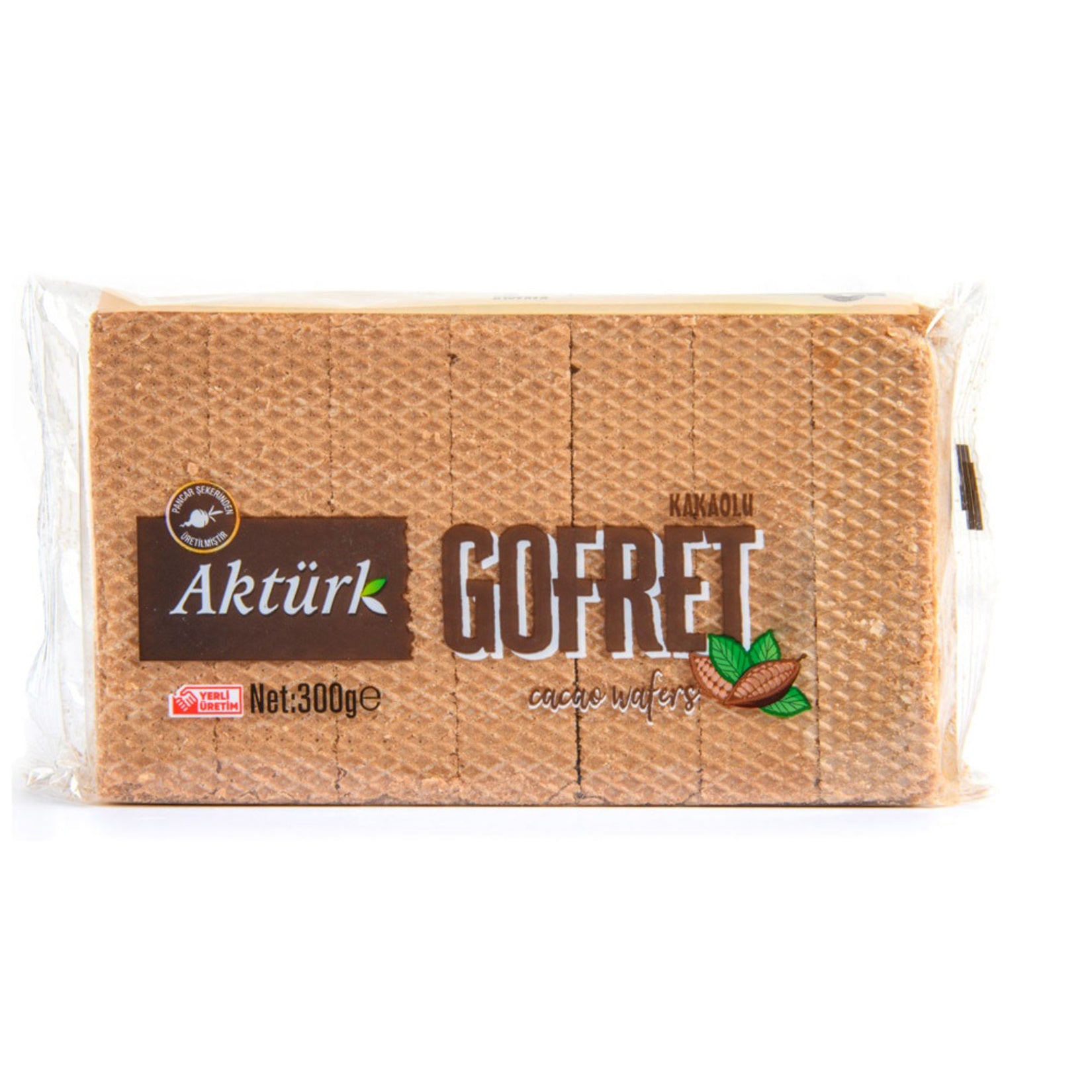 Aktürk Cocoa Wafer (Kakaolu Gofret) 300g