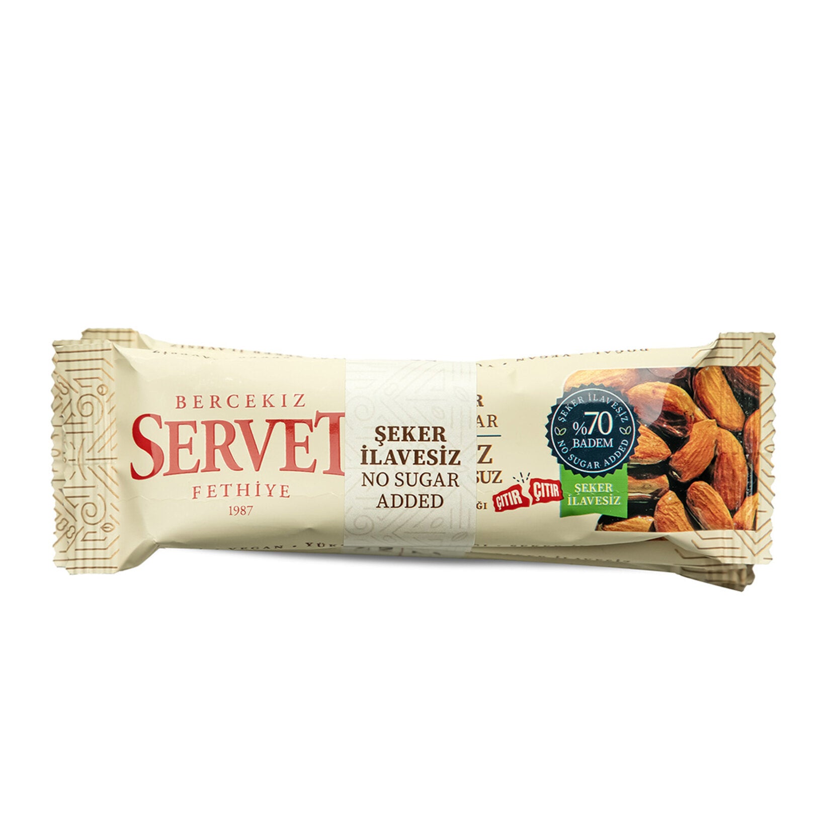 Servet Candy Almond Brittle Bar 6 x 20g