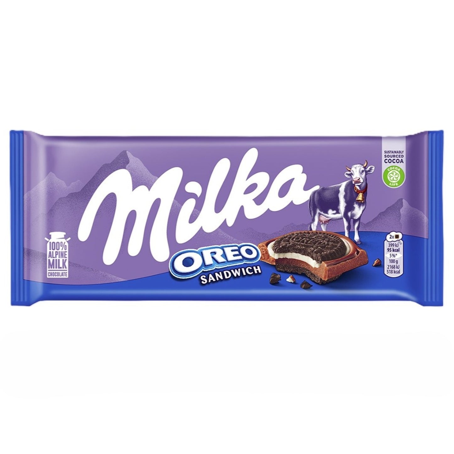 Milka With Oreo Cookies 92 G
