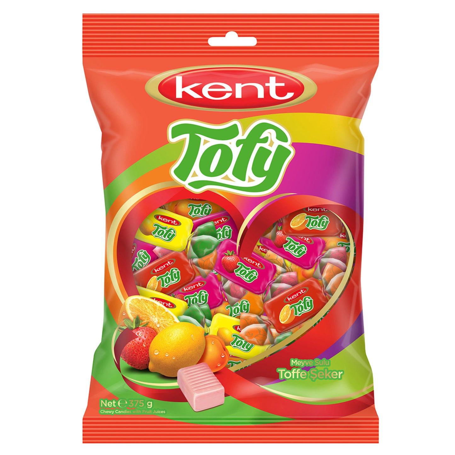 Kent Toffee Fruit Juice (Tofy Meyve Sulu) 375 G
