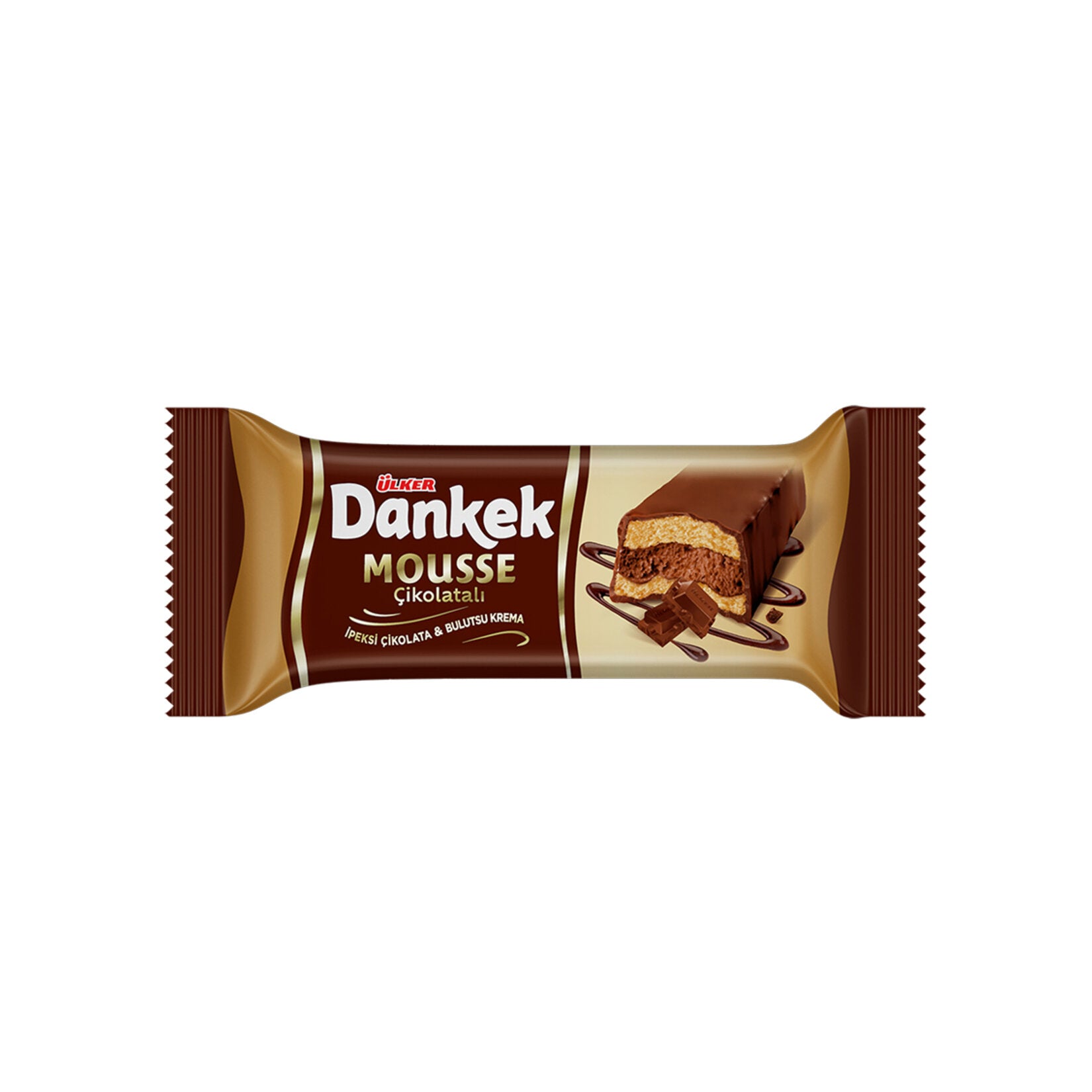 Ülker Dankek Mousse İpeksi Çikolata Kremalı Baton Kek 45 G