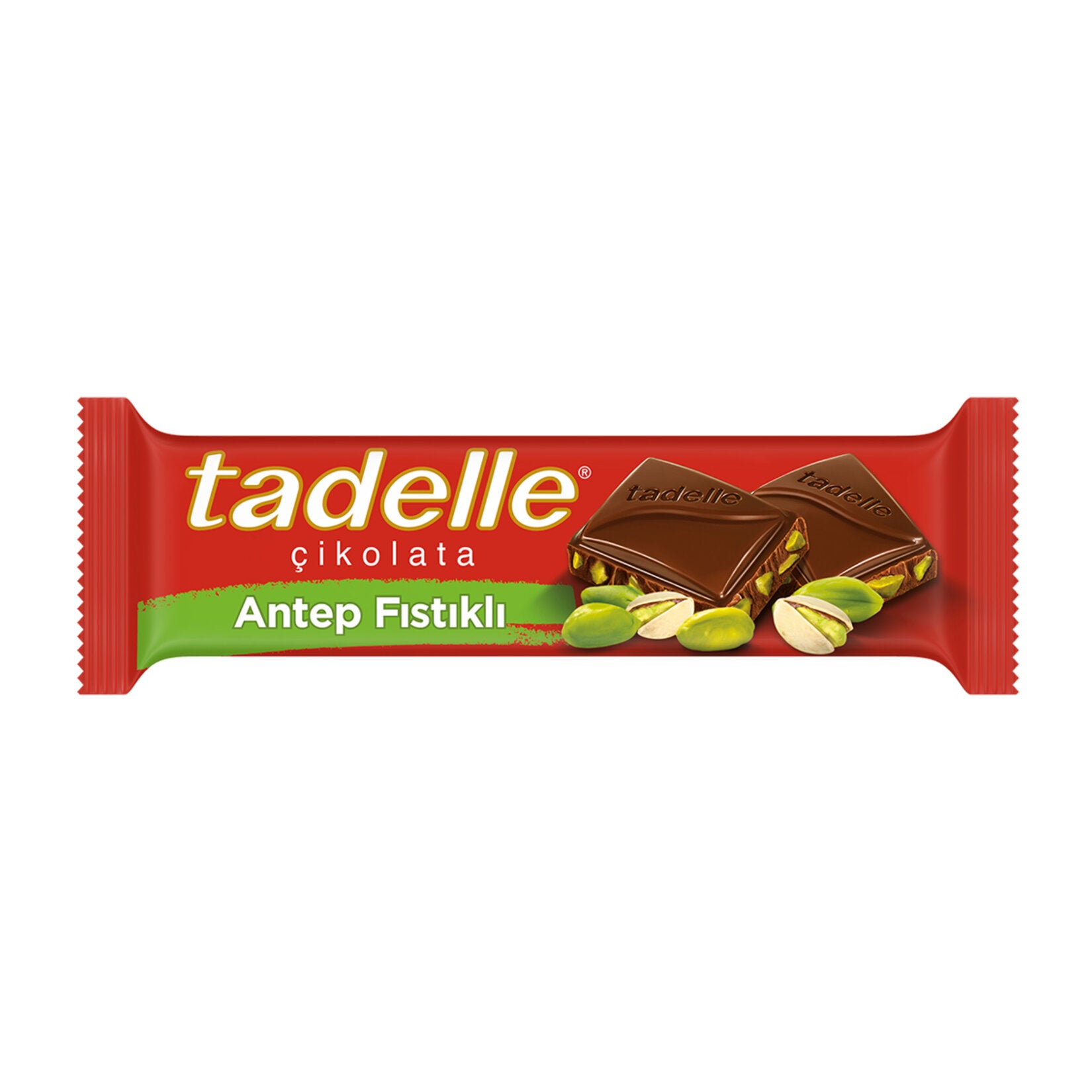 Tadelle Pistachio Milk Chocolate (Antep Fıstıklı Bol Sütlü Çikolata) 30 G