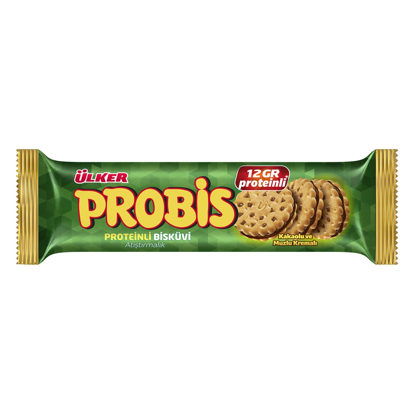 Ülker Probis Cocoa and Banana Protein Biscuit 75g