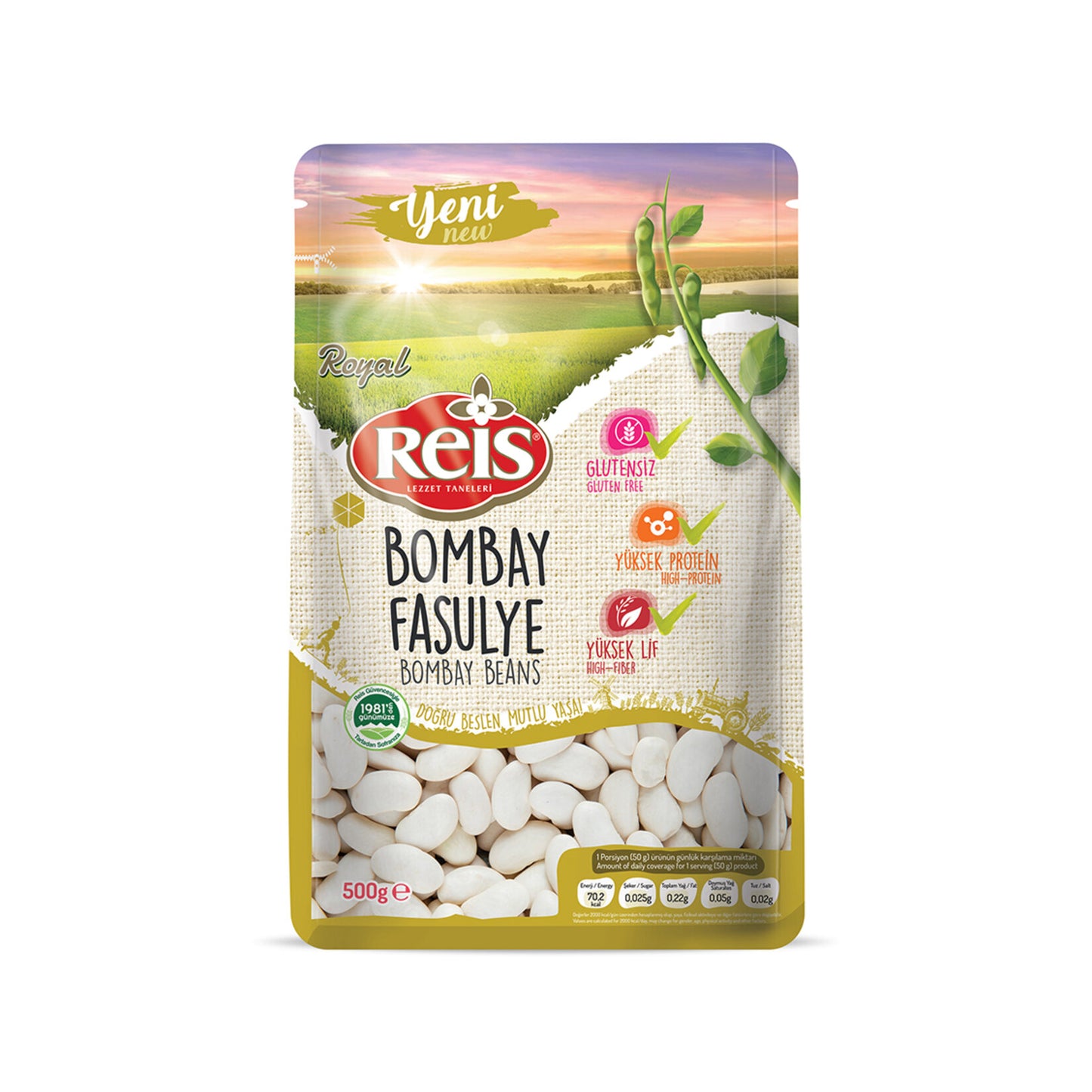 Reis Royal Bombay Fasulye 500 G
